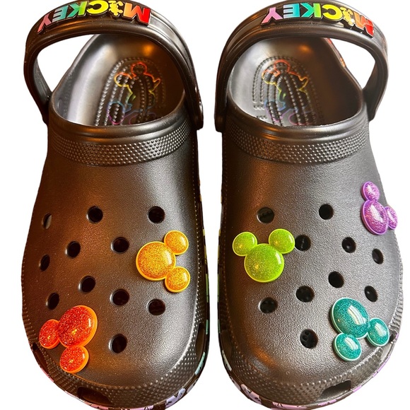 Disney Rainbow Pride Celebration Crocs, NWT, size 11. Unisex. - Picture 3 of 5